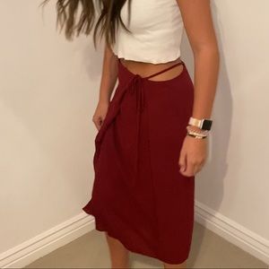 Red Urban Outfitters Skirt